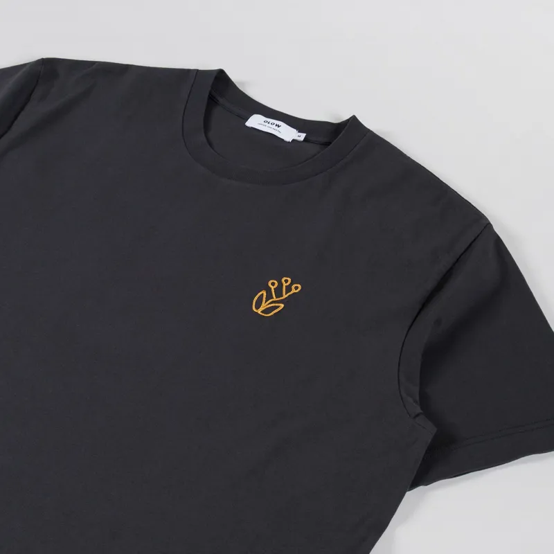 Olow Campana T Shirt Carbon Black-3