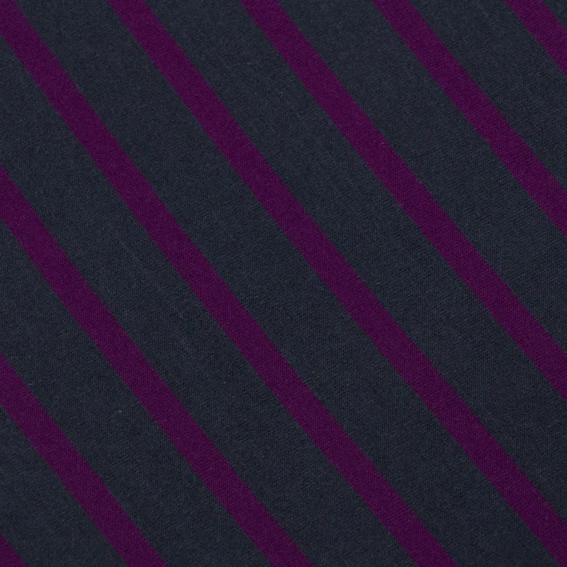Olow Striped Clover T Shirt Carbon Black-3