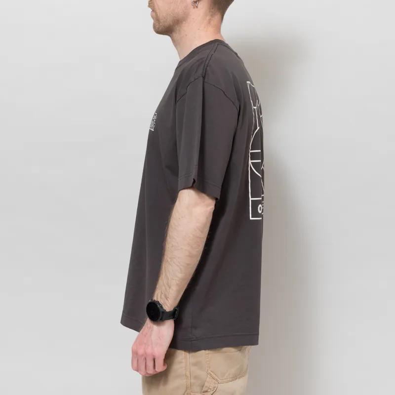 Olow Jazzy T Shirt Carbon Black-1