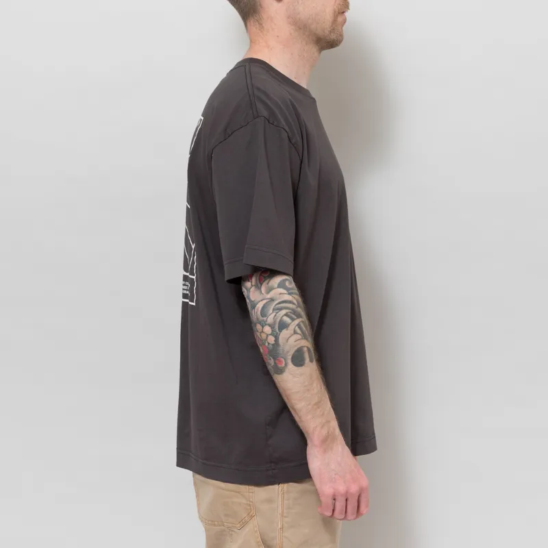 Olow Jazzy T Shirt Carbon Black-4