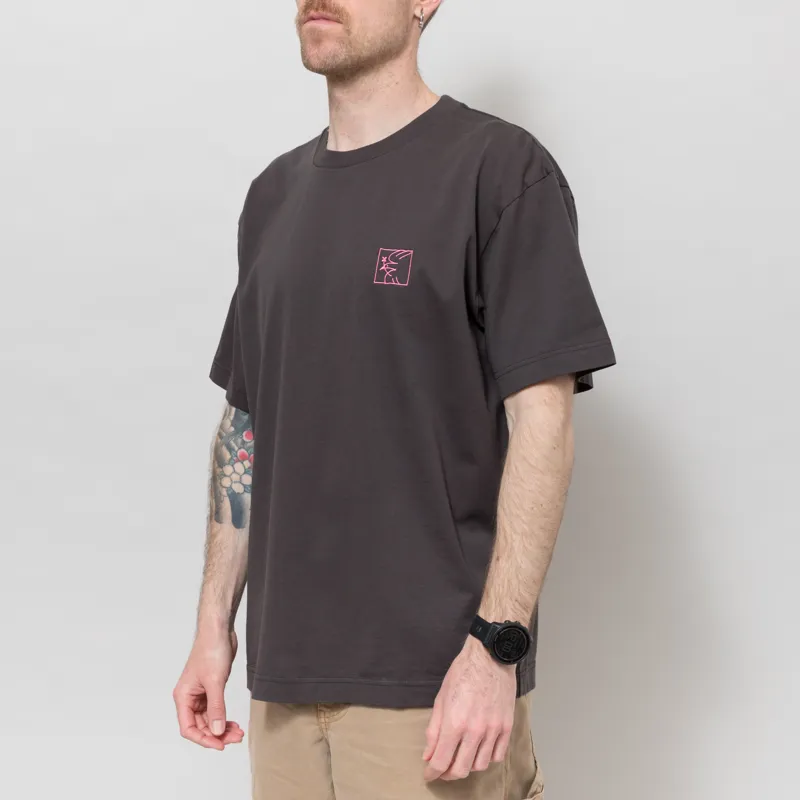 Olow Pomba T Shirt Carbon Black-2