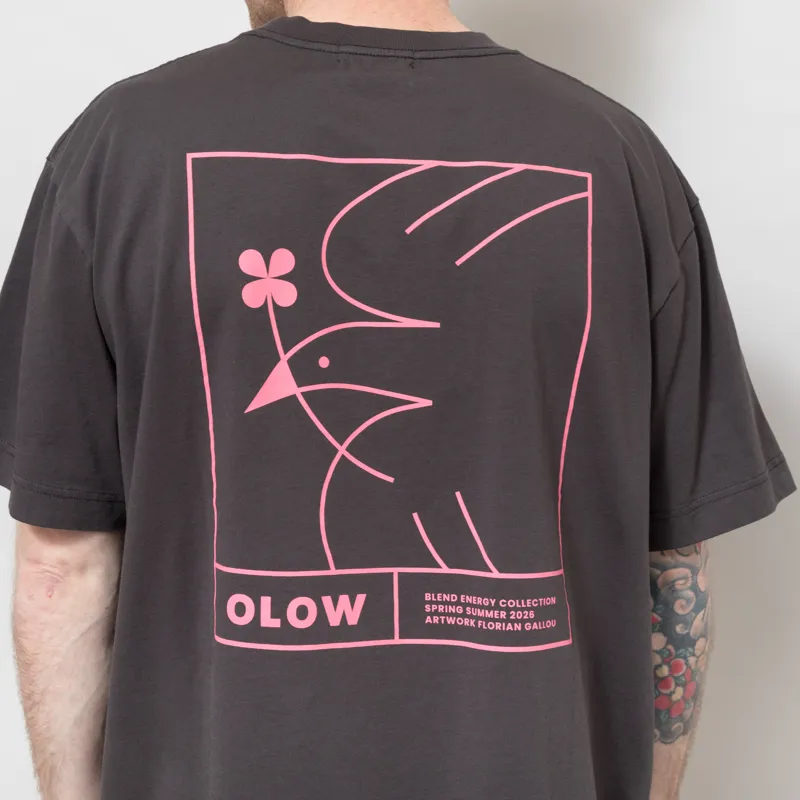 Olow Pomba T Shirt Carbon Black-5