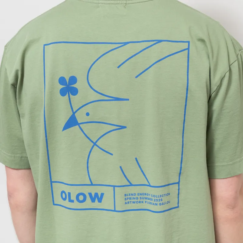 Olow Pomba T Shirt Sage-3