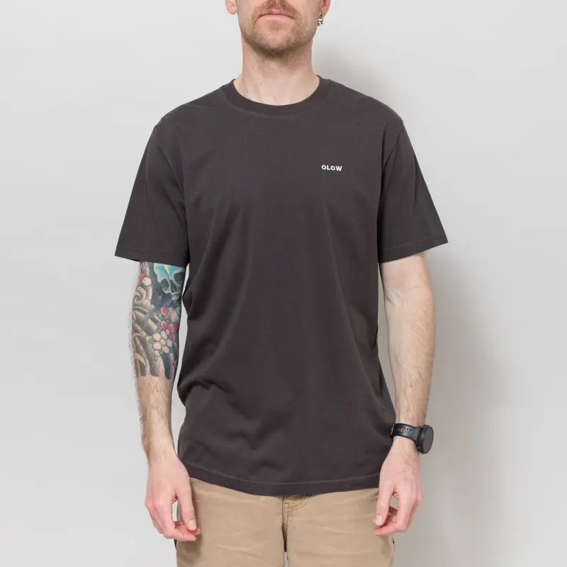 Olow Portrait T Shirt Carbon Black-3