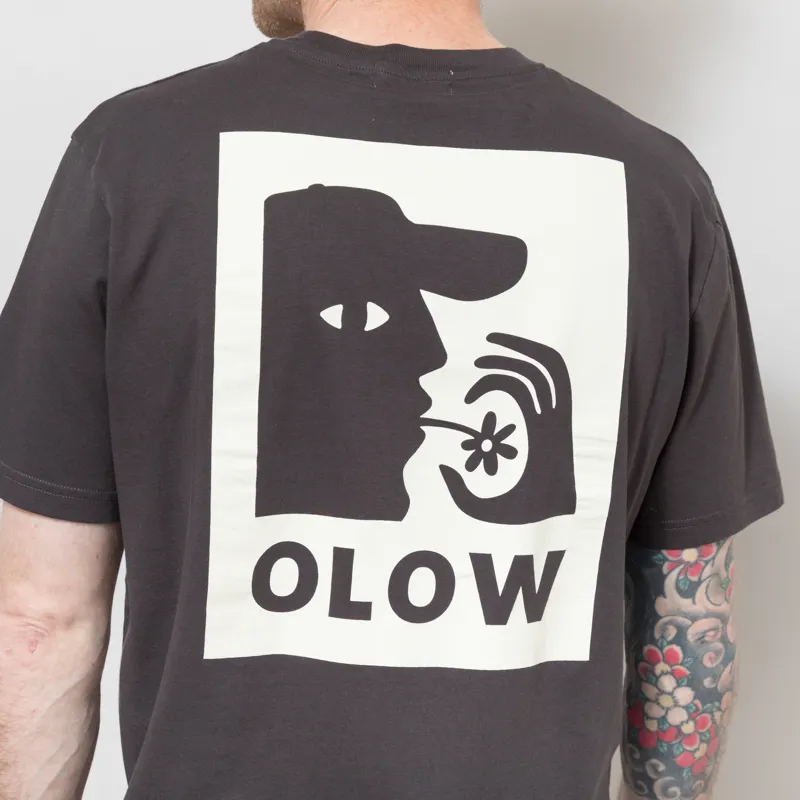 Olow Portrait T Shirt Carbon Black-6