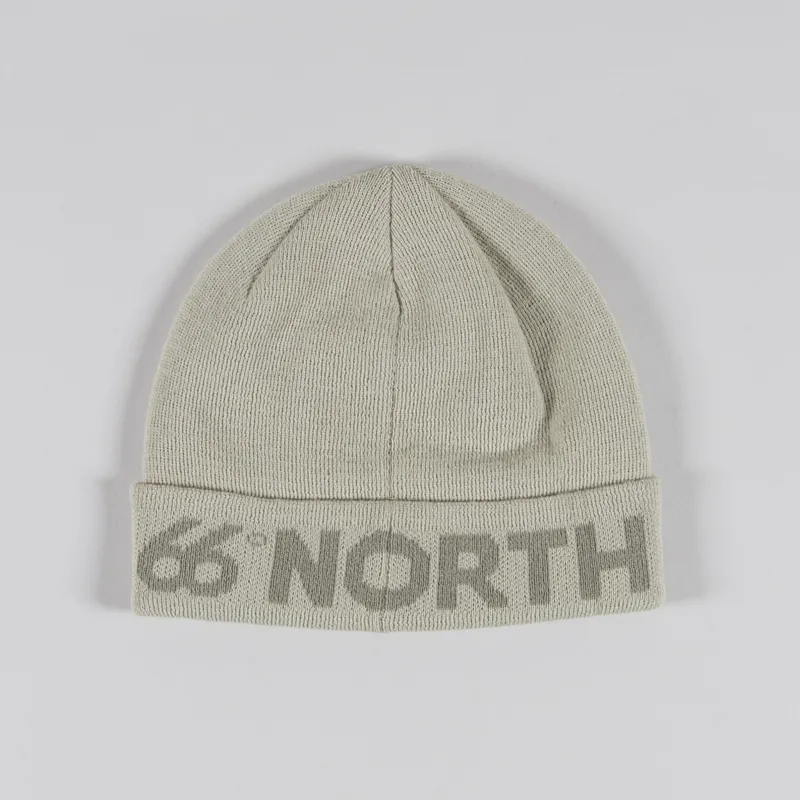 66 North Beanie Feather Grey-1
