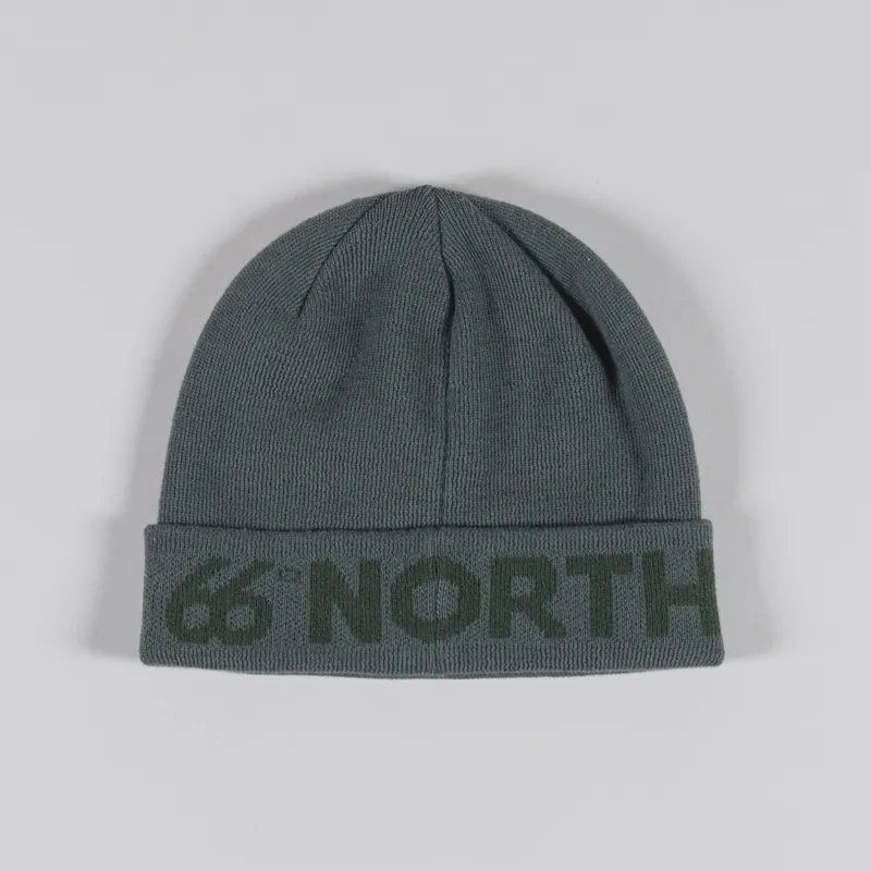 66 North Beanie Glacial Clay-1
