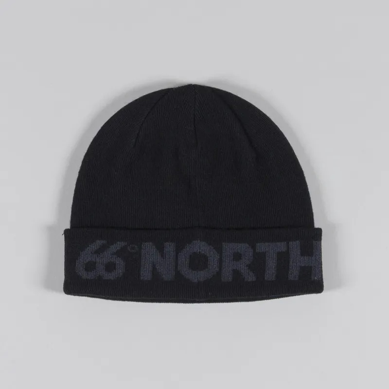 66 North Beanie Black