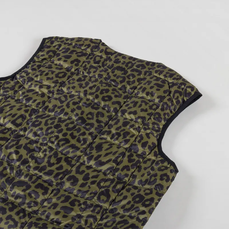 RHODOLIRION/ロドリリオン ダウンベスト ダウンジャケット レオパード