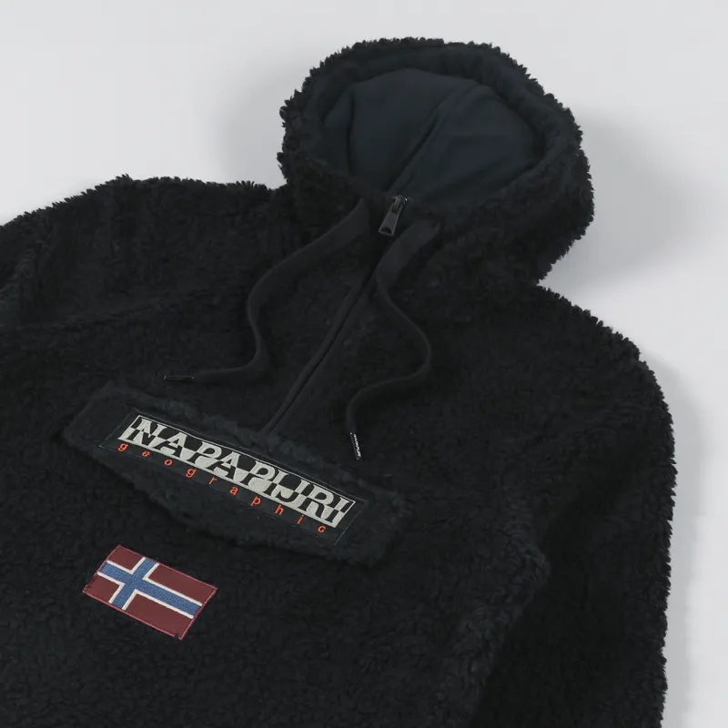Napapijri Burgee Fleece Hoodie Black-2