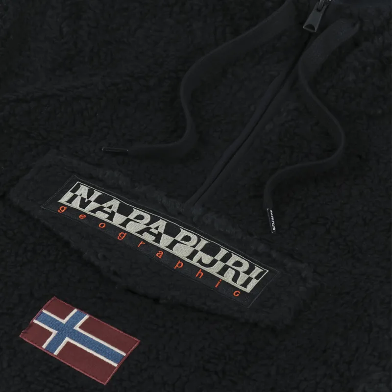 Napapijri Burgee Fleece Hoodie Black-5