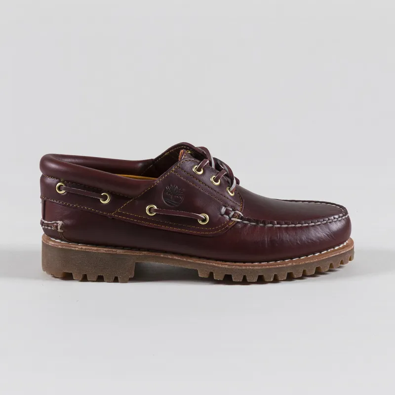 Timberland Authentic Boat Shoe Burgundy-2