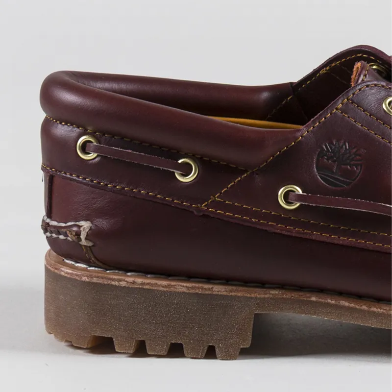 Timberland Authentic Boat Shoe Burgundy-4
