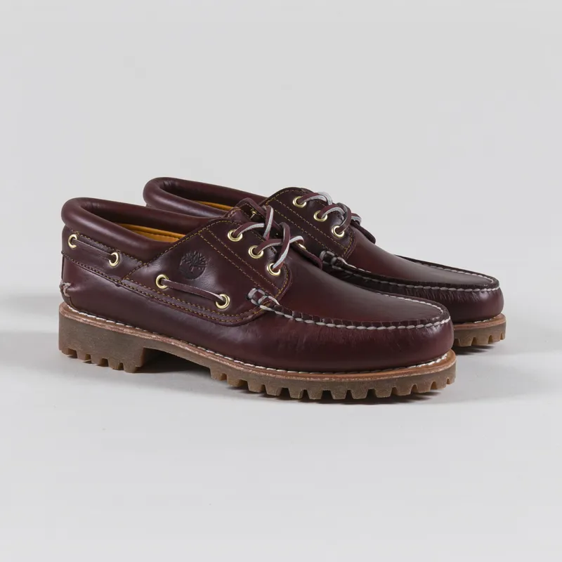 Timberland Authentic Boat Shoe Burgundy