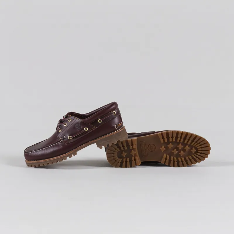 Timberland Authentic Boat Shoe Burgundy-3