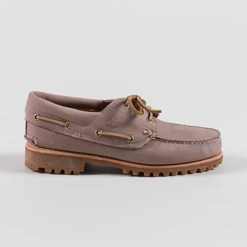 Timberland Authentic Boat Shoes Light Purple Nubuck-2