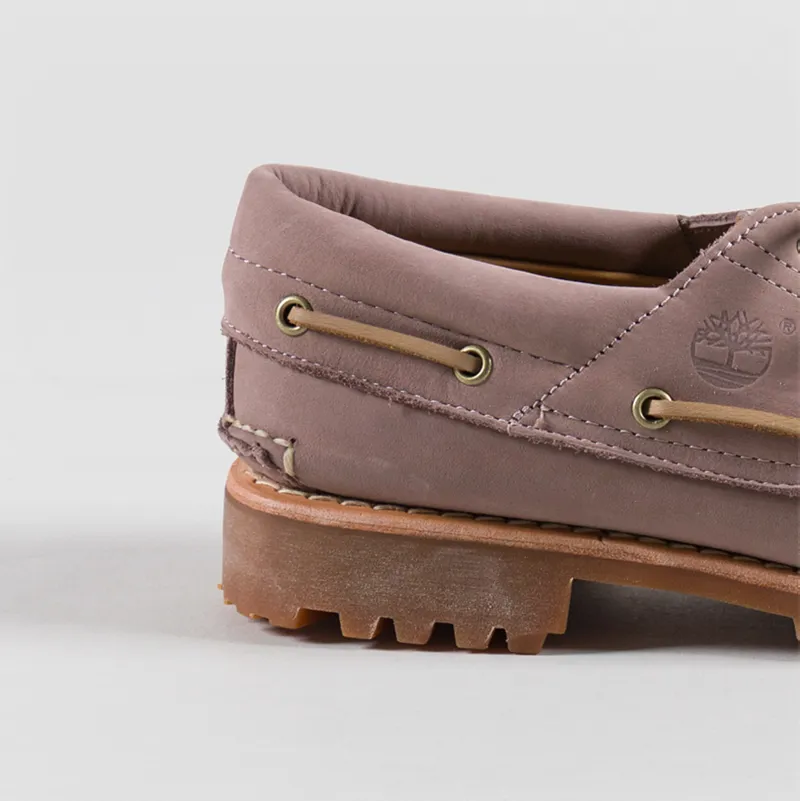 Timberland Authentic Boat Shoes Light Purple Nubuck-4