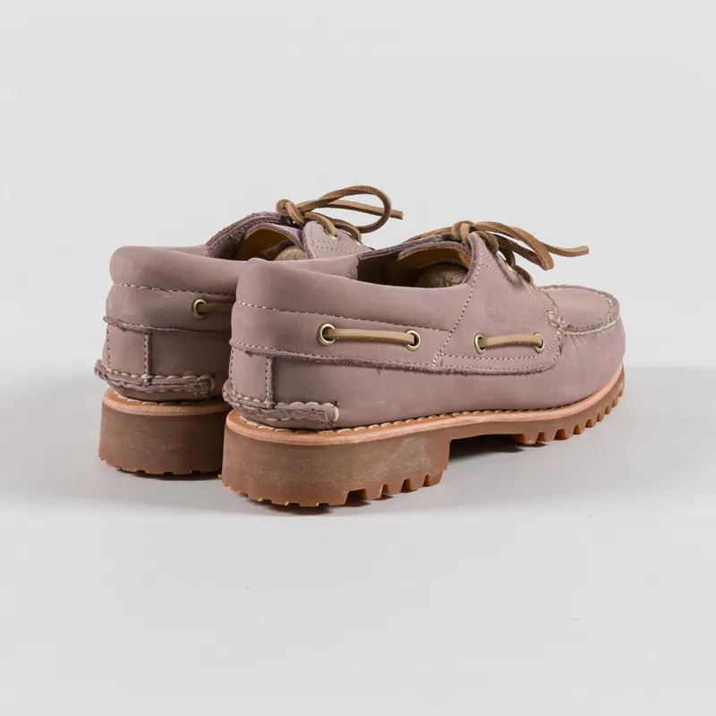 Timberland Authentic Boat Shoes Light Purple Nubuck-1