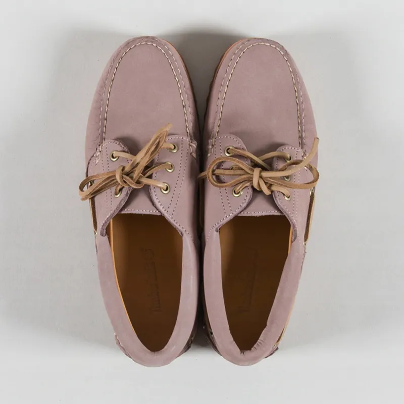 Timberland Authentic Boat Shoes Light Purple Nubuck-6