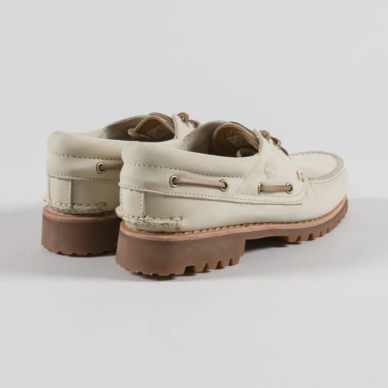Timberland Authentic Boat Shoes Light Beige Nubuck-1
