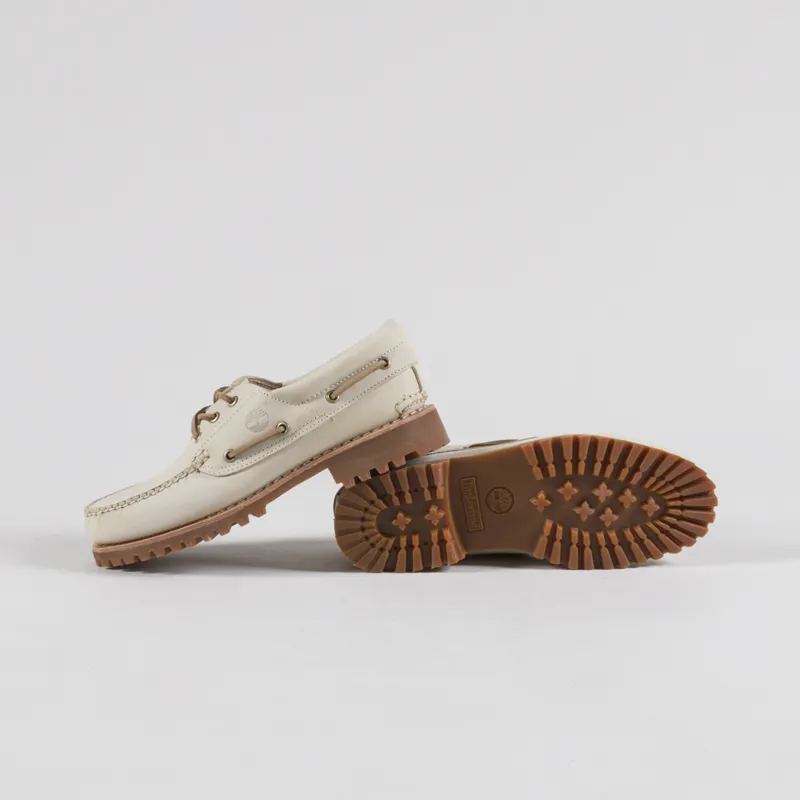 Timberland Authentic Boat Shoes Light Beige Nubuck-3