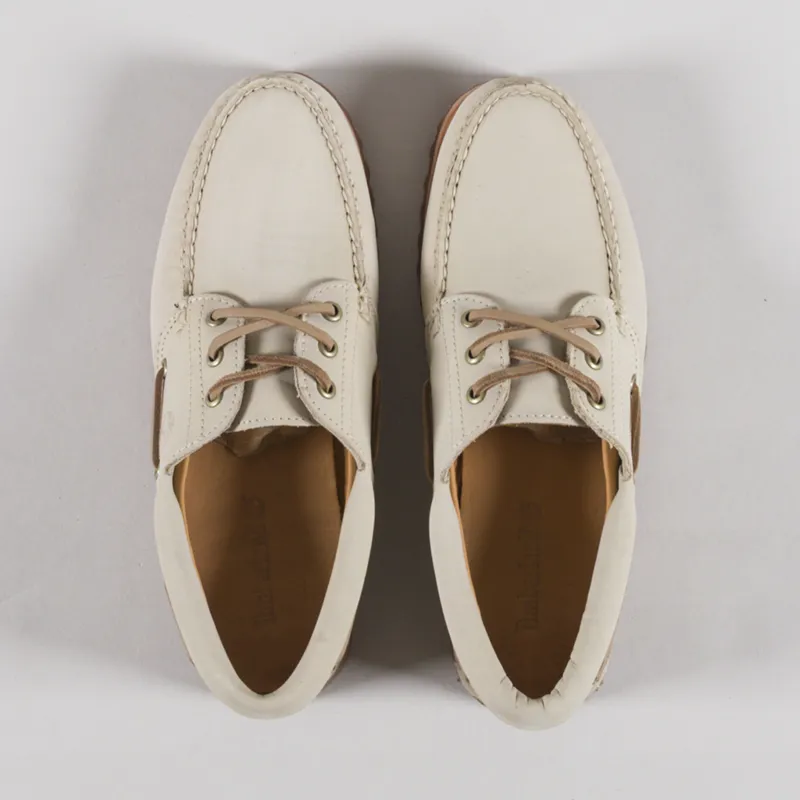 Timberland Authentic Boat Shoes Light Beige Nubuck-6