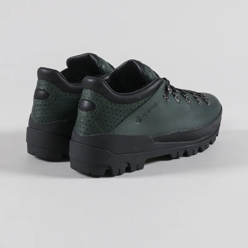 Timberland World Hiker Low Lace GORE-TEX Boots Dark Green Full Grain-1