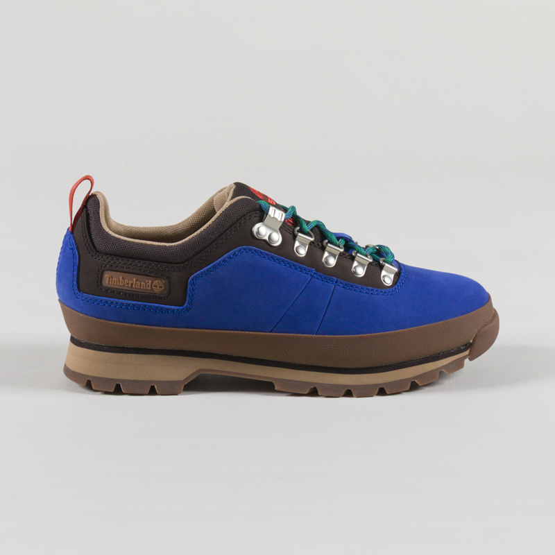Timberland Euro Hiker Shoes Bright Blue Nubuck-2