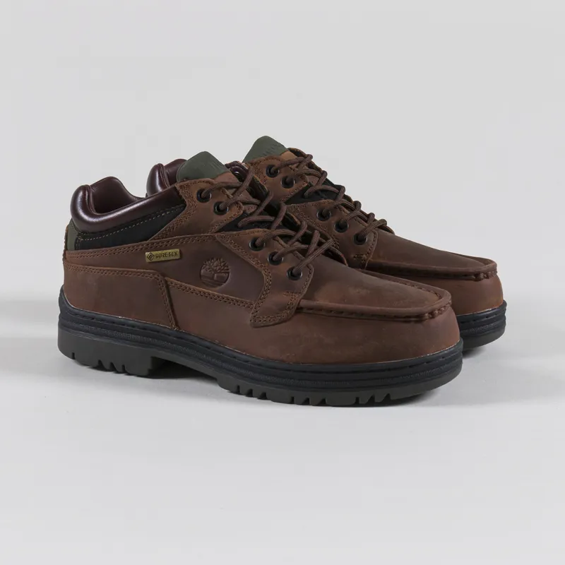 靴 TIMBERLAND HERITAGE MIDLACE GTX BOOT Timberland Mens Heritage Mid Lace GORE-TEX Boot Brown