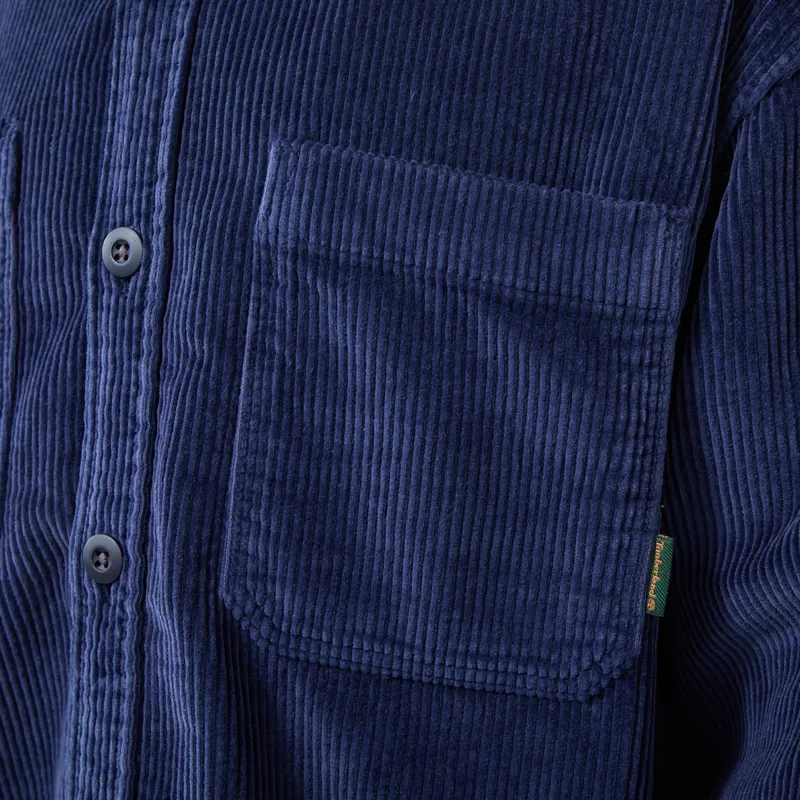 Timberland Corduroy Overshirt Naval Academy-7