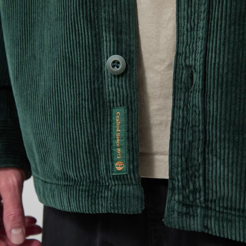 Timberland Corduroy Overshirt Scarab-6
