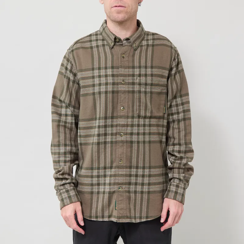 Timberland Flannel Check Regular Shirt Sea Turtle
