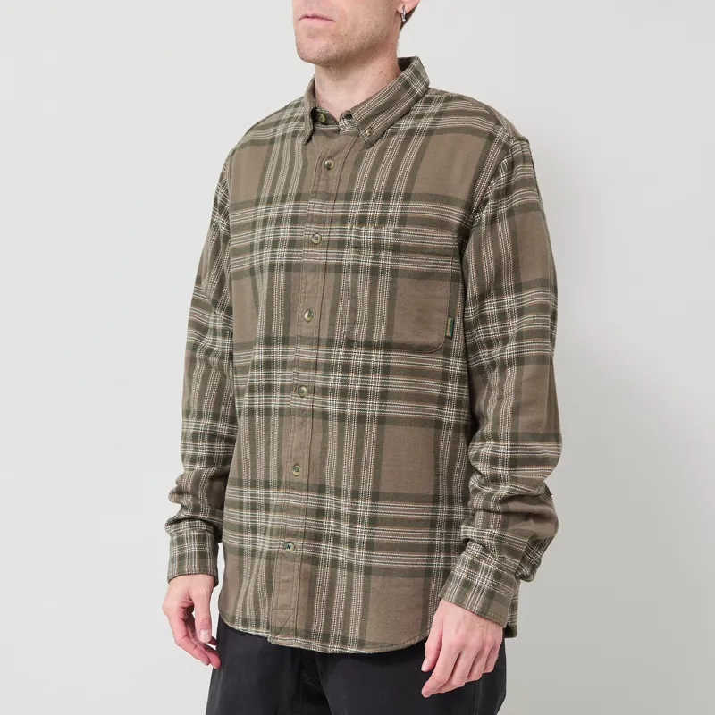 Timberland Flannel Check Regular Shirt Sea Turtle-1