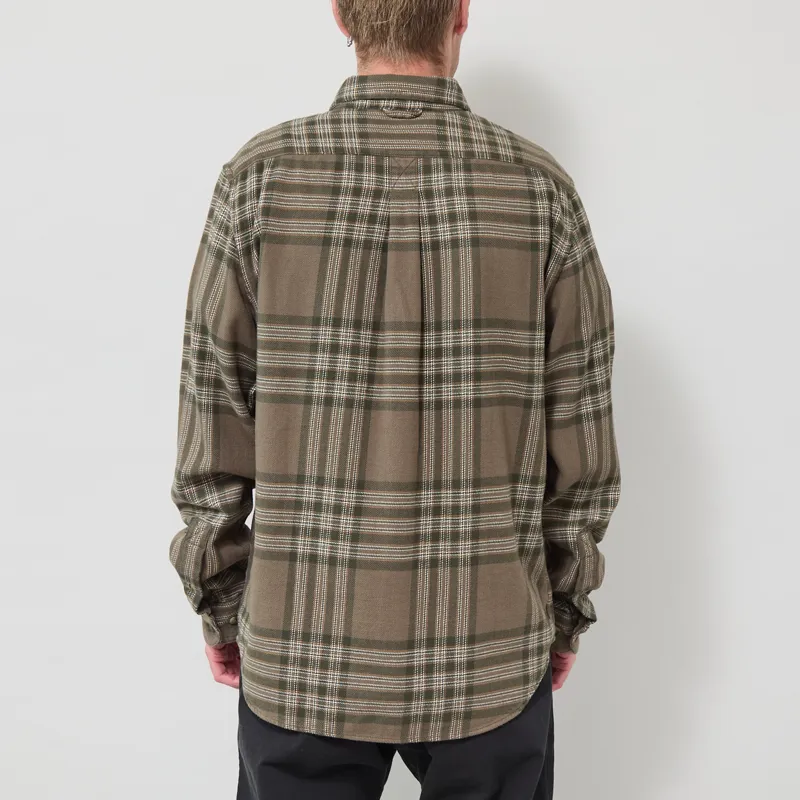 Timberland Flannel Check Regular Shirt Sea Turtle-2
