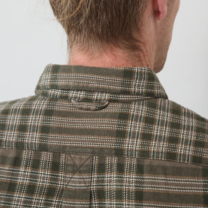 Timberland Flannel Check Regular Shirt Sea Turtle-6