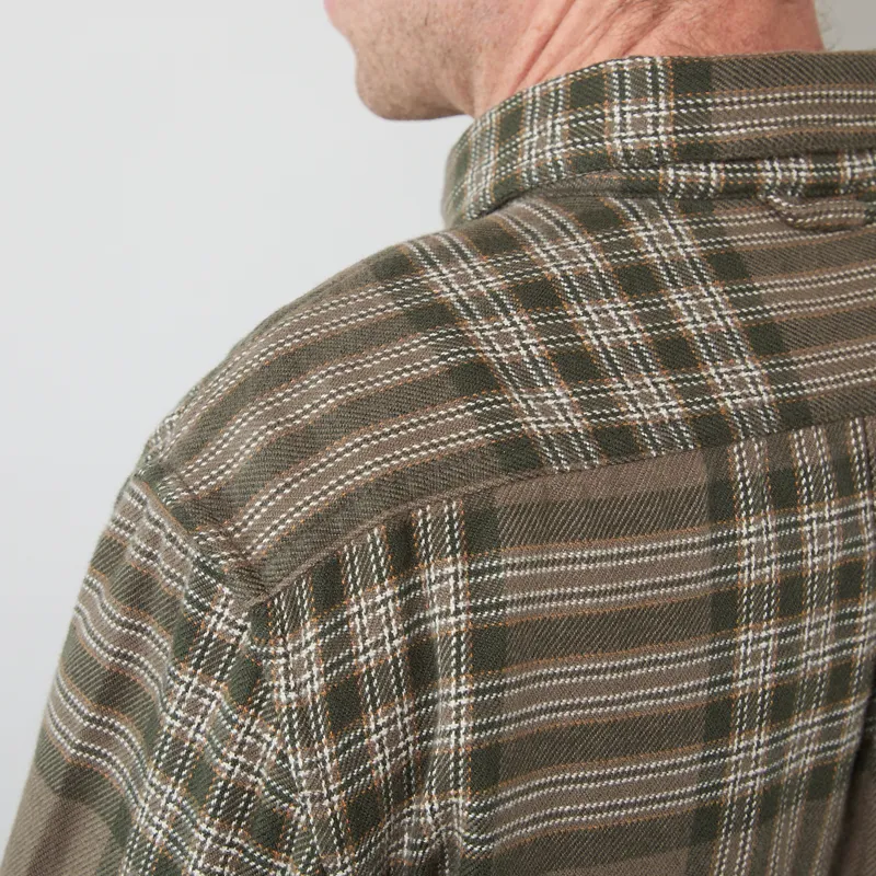 Timberland Flannel Check Regular Shirt Sea Turtle-5