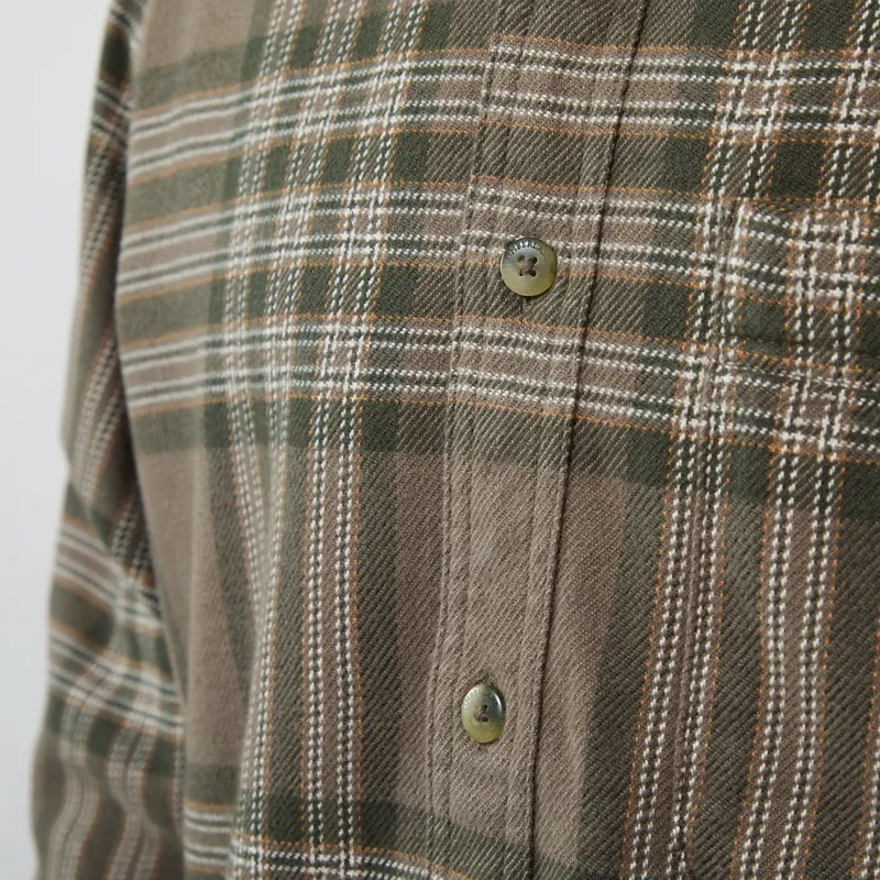 Timberland Flannel Check Regular Shirt Sea Turtle-7