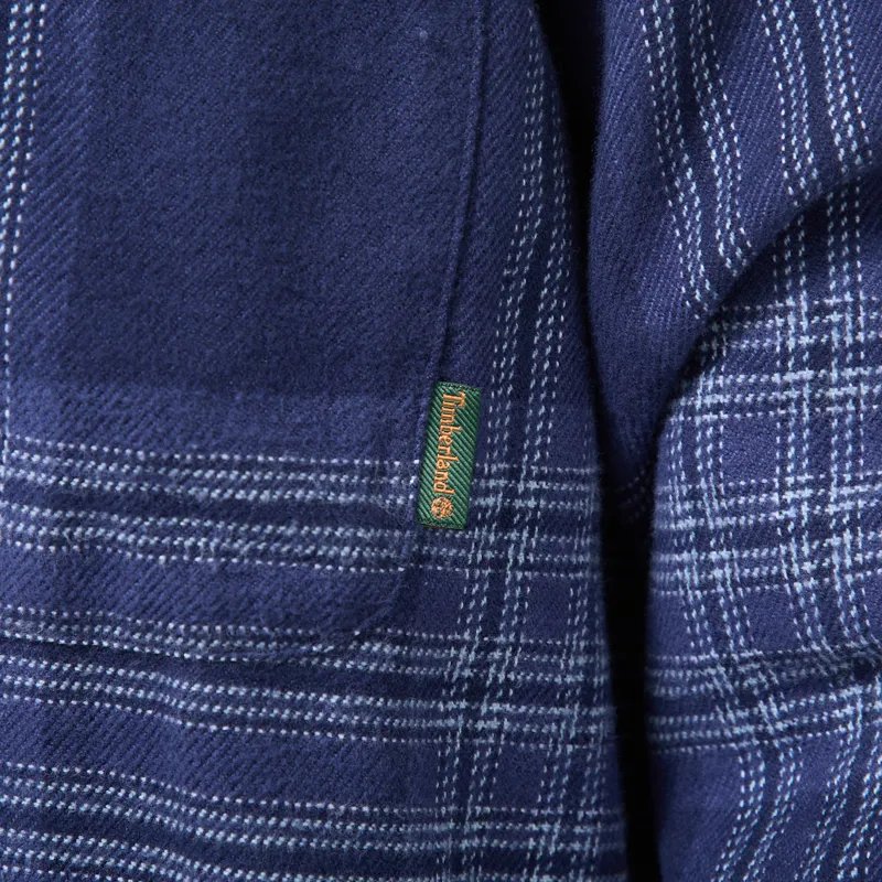 Timberland Flannel Check Regular Shirt Naval Academy-7