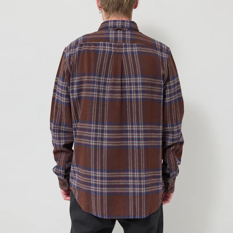 Timberland Flannel Check Regular Shirt Chicory Coffee-2