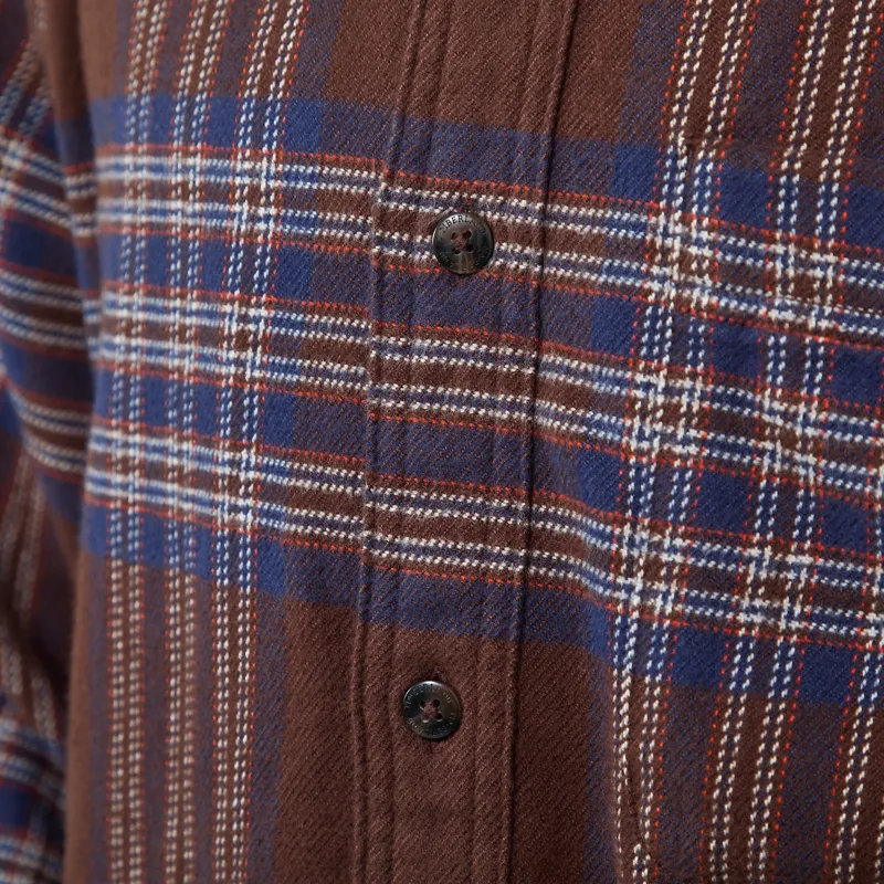 Timberland Flannel Check Regular Shirt Chicory Coffee-5