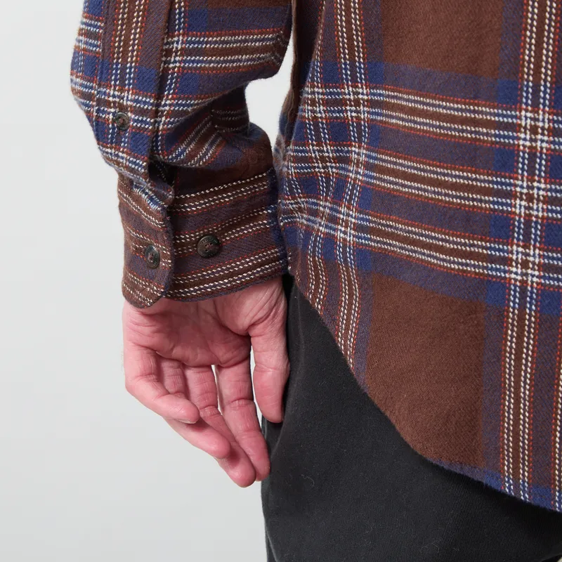 Timberland Flannel Check Regular Shirt Chicory Coffee-10