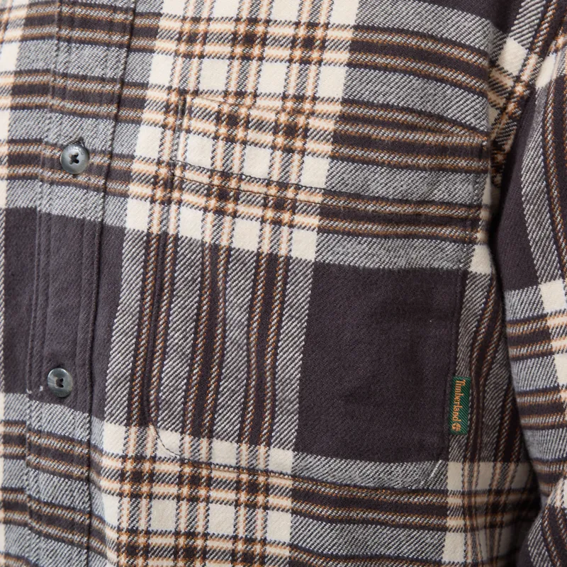 Timberland Flannel Check Regular Shirt Vintage Black-7