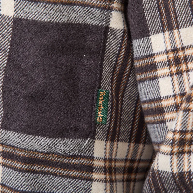 Timberland Flannel Check Regular Shirt Vintage Black-8