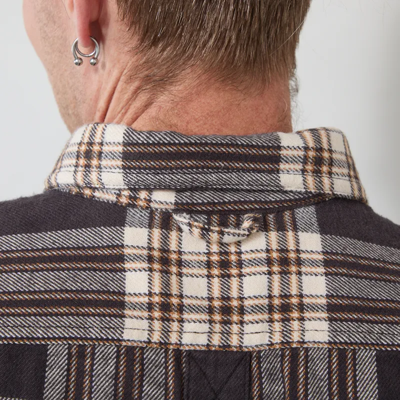 Timberland Flannel Check Regular Shirt Vintage Black-5