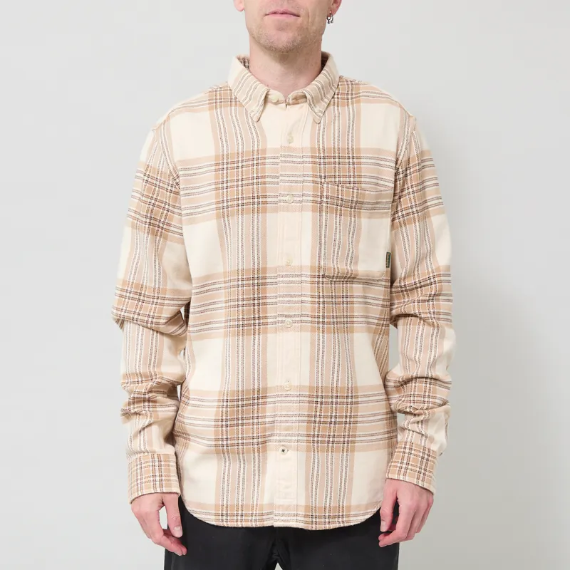 Timberland Flannel Check Regular Shirt White Smoke