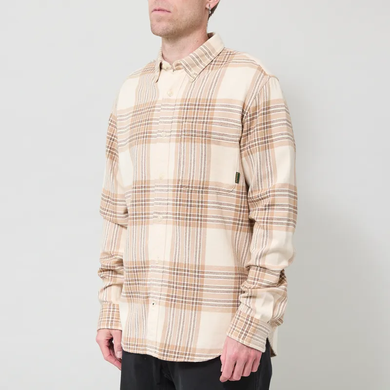 Timberland Flannel Check Regular Shirt White Smoke-1