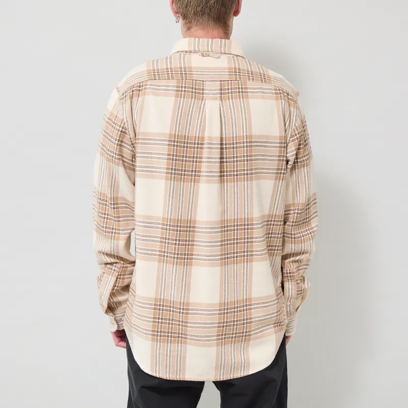 Timberland Flannel Check Regular Shirt White Smoke-2