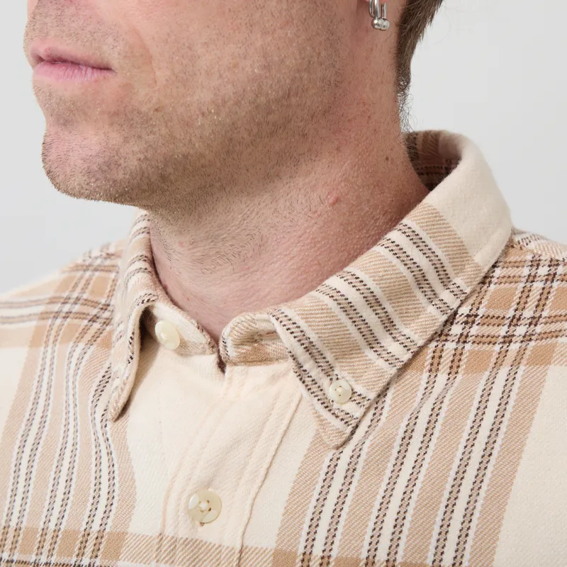 Timberland Flannel Check Regular Shirt White Smoke-3