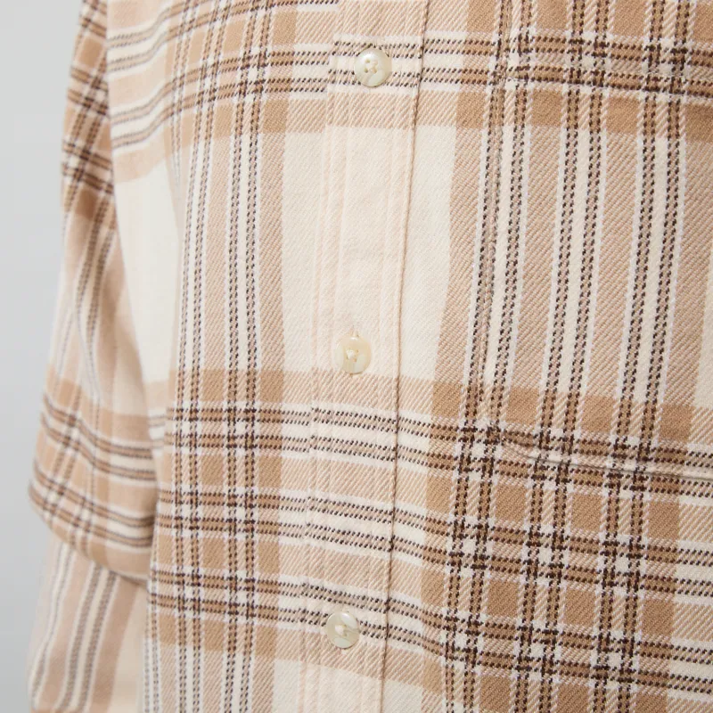 Timberland Flannel Check Regular Shirt White Smoke-6