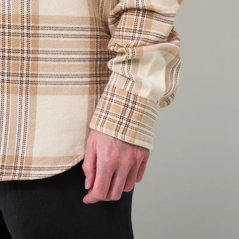 Timberland Flannel Check Regular Shirt White Smoke-8